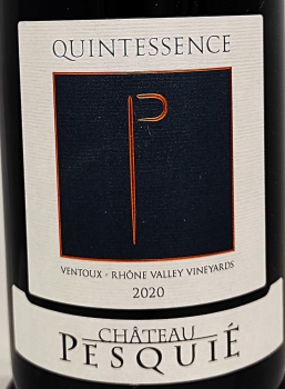 Chateau Pesquie Quintessence 2020 AC Ventoux Rotwein trocken 0,75l